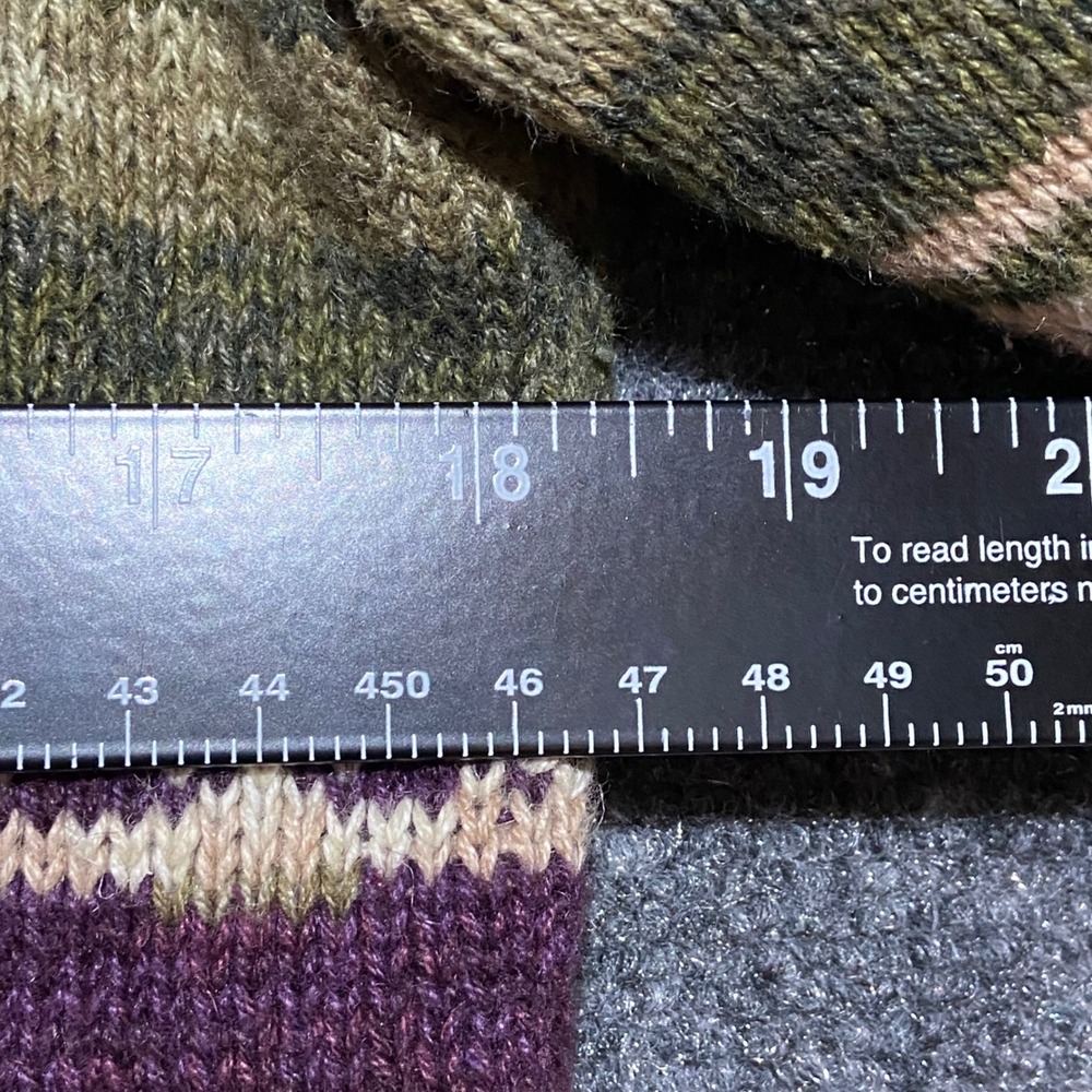 Classic Elements Petite S Zip Up Cardigan Sweater Multicolored Stripes Fair Isle - Picture 7 of 10